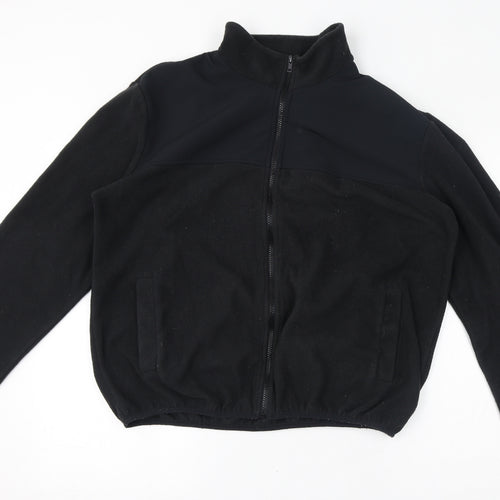 New Look Mens Black Jacket Size M Zip