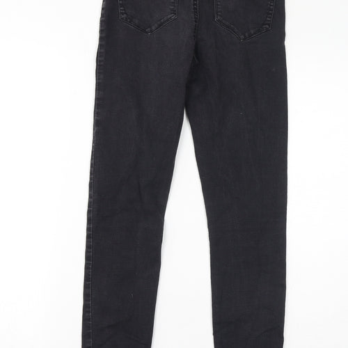 Denim & Co. Womens Black Cotton Skinny Jeans Size 10 L30 in Regular Zip