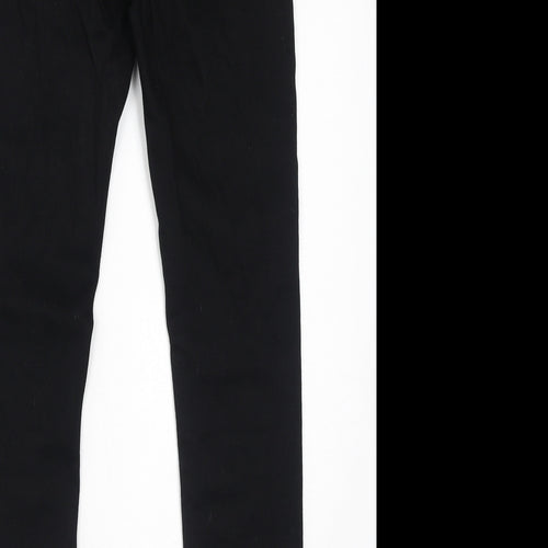 365 Denim Womens Black Cotton Skinny Jeans Size 8 L26 in Regular Zip