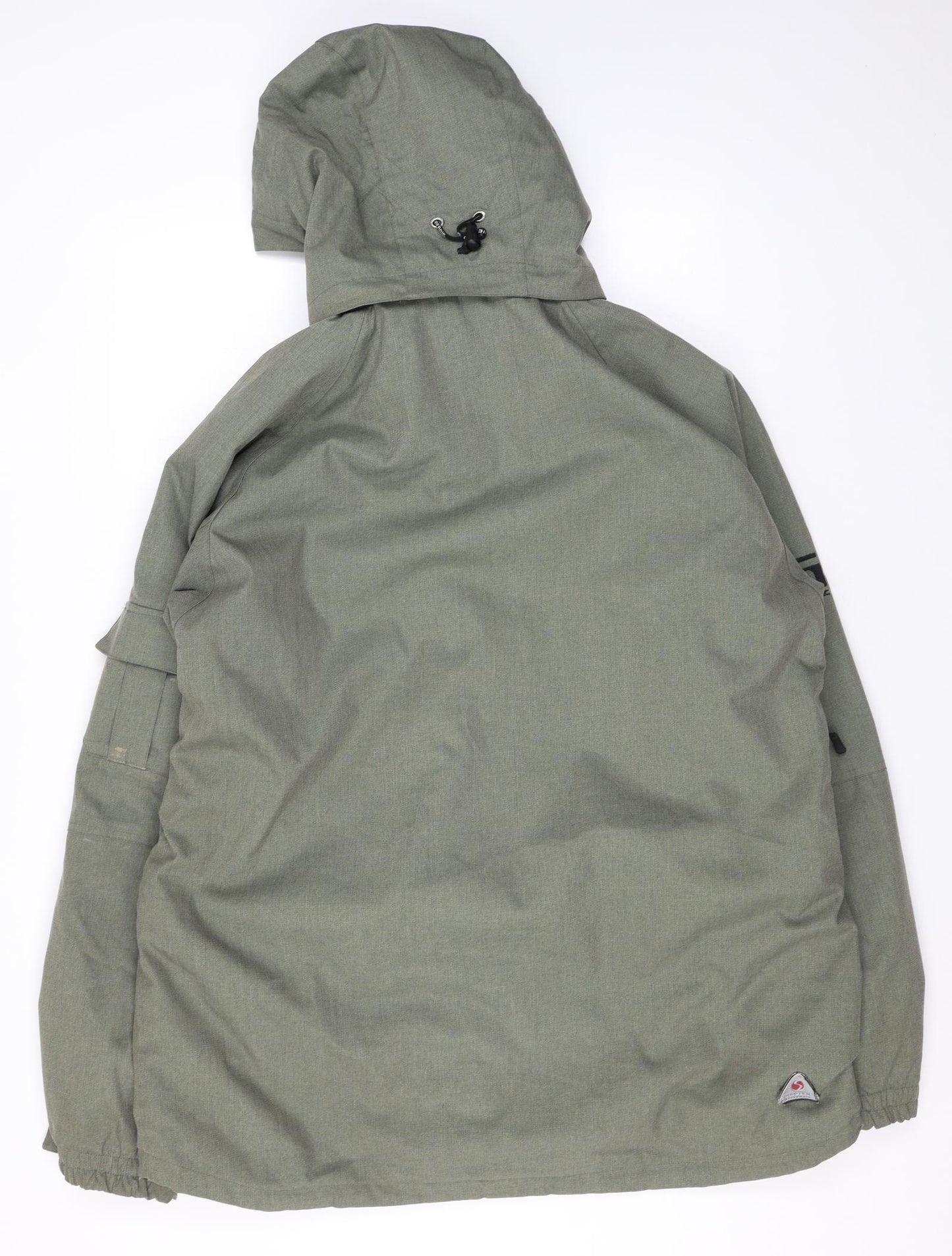 Surfanic Mens Green Windbreaker Jacket Size L Zip