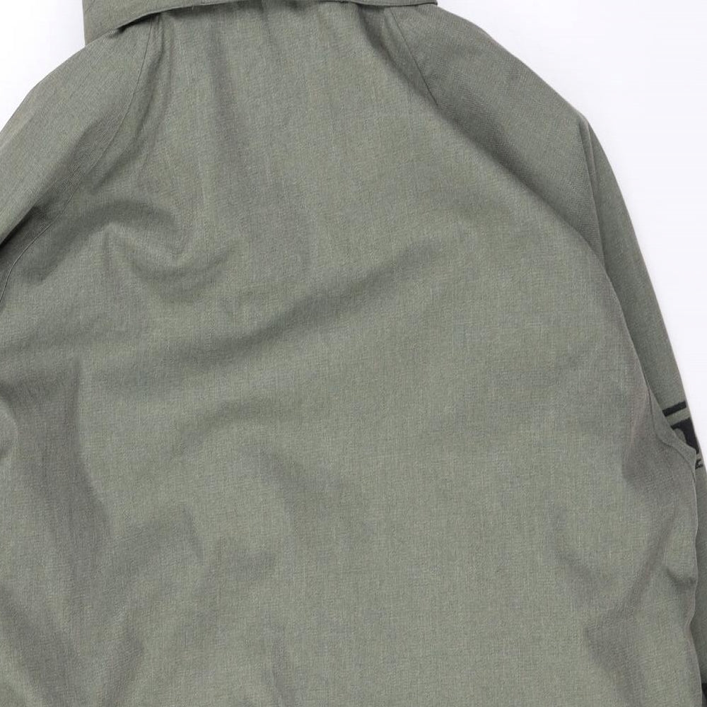 Surfanic Mens Green Windbreaker Jacket Size L Zip