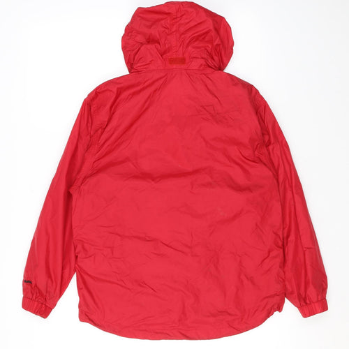 TOG24 Boys Red Windbreaker Jacket Size 11-12 Years Zip