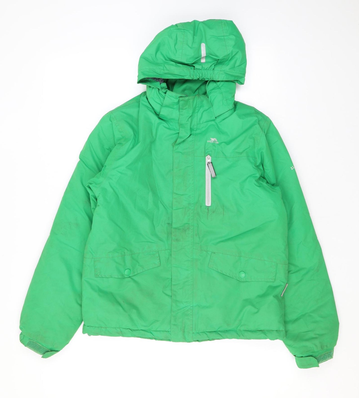 Trespass Boys Green Windbreaker Jacket Size 11-12 Years Zip