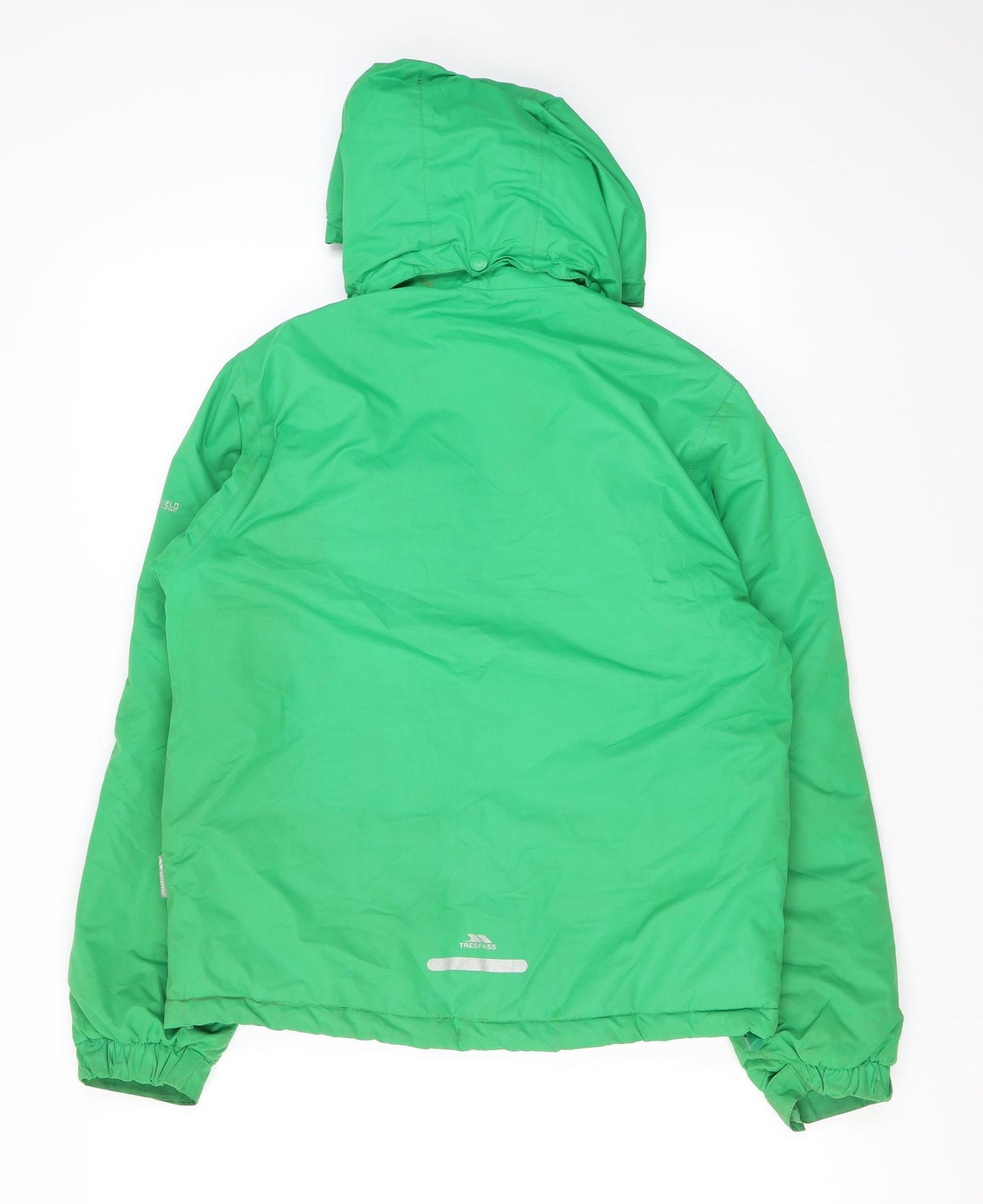 Trespass Boys Green Windbreaker Jacket Size 11-12 Years Zip