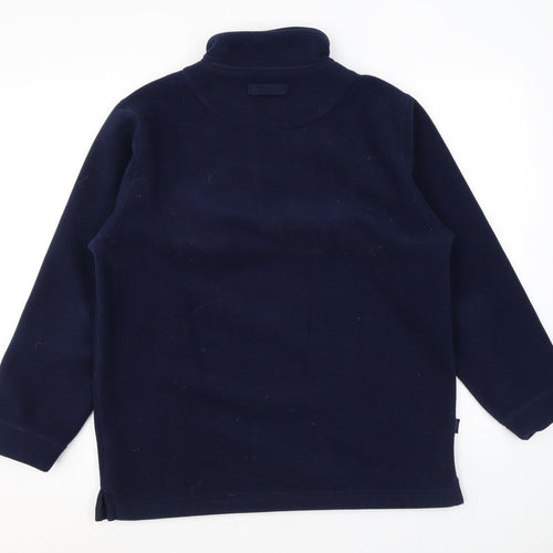 Chatham Womens Blue Polyester Pullover Sweatshirt Size 12 Zip