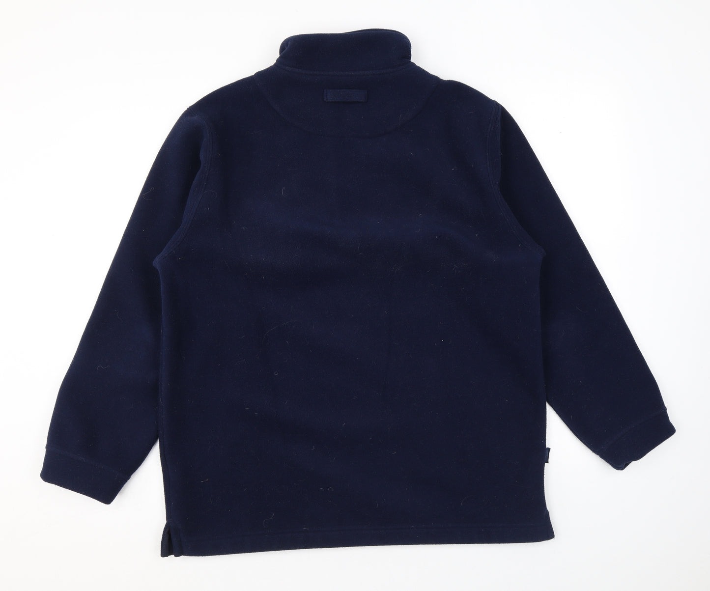 Chatham Womens Blue Polyester Pullover Sweatshirt Size 12 Zip