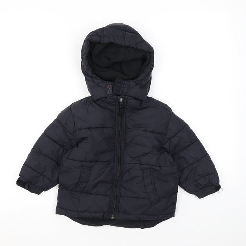 Gap Boys Black Puffer Jacket Jacket Size 2 Years Zip