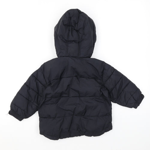 Gap Boys Black Puffer Jacket Jacket Size 2 Years Zip