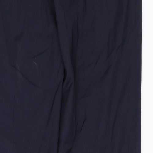 Brook Taverner Womens Black Polyester Dress Pants Trousers Size 16 L36 in Regular Zip