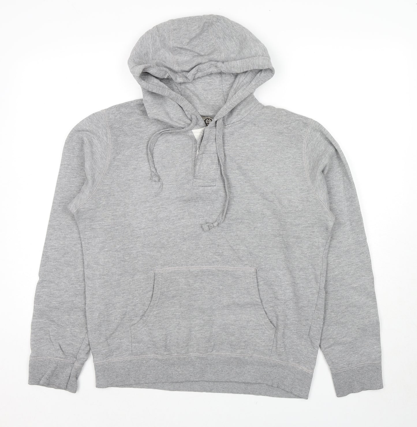 Burton Mens Grey Cotton Pullover Hoodie Size M
