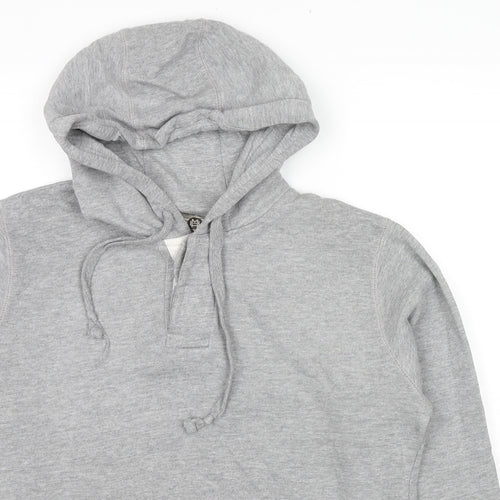 Burton Mens Grey Cotton Pullover Hoodie Size M