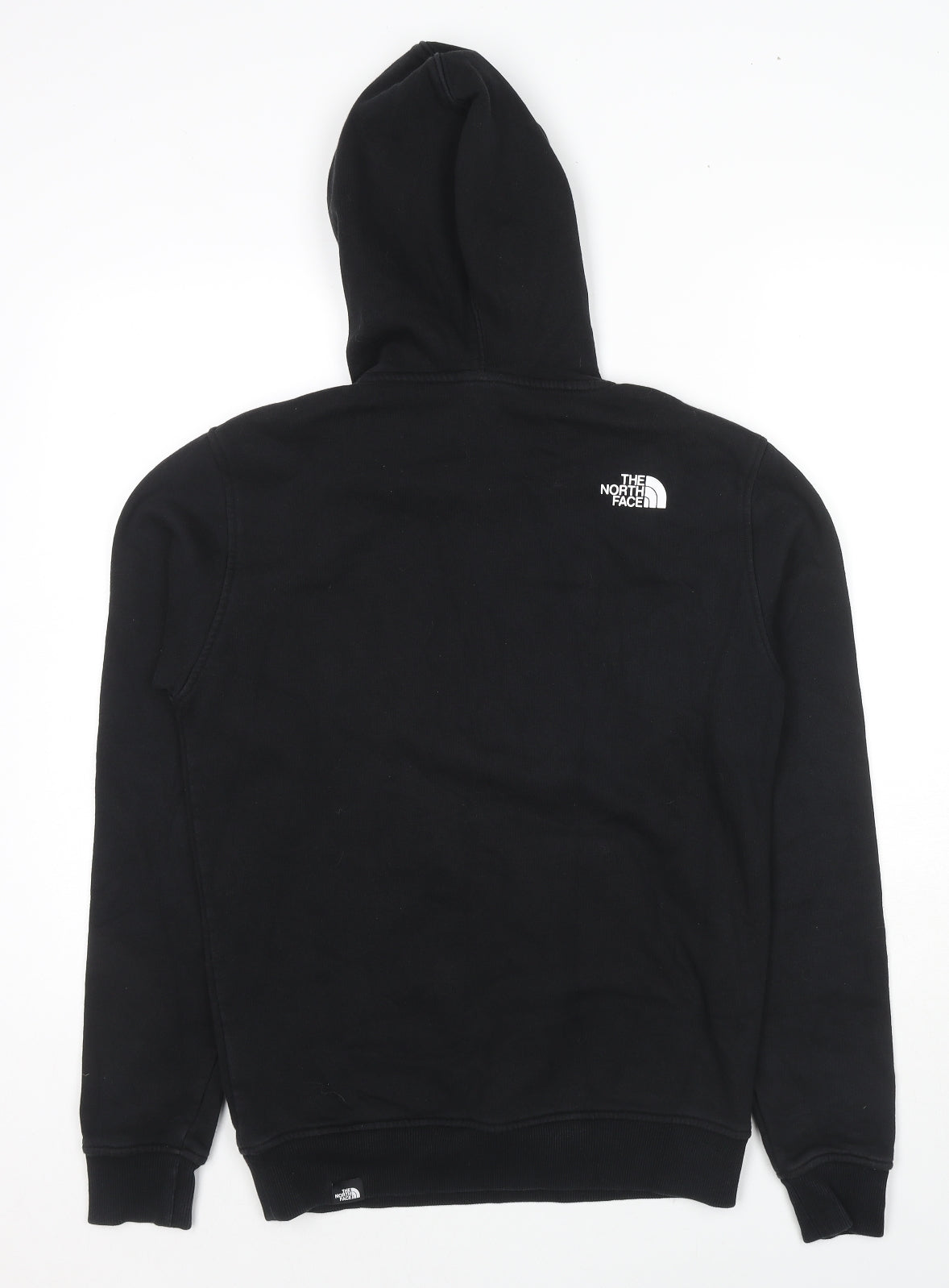 The North Face Mens Black Cotton Pullover Hoodie Size S - Logo