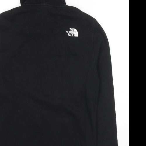 The North Face Mens Black Cotton Pullover Hoodie Size S - Logo