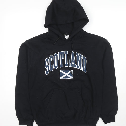 Gildan Womens Black Cotton Pullover Hoodie Size S Pullover - Scotland