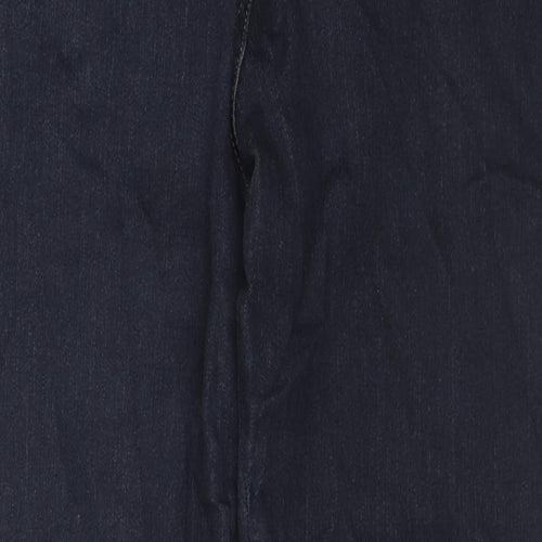 TU Womens Blue Cotton Skinny Jeans Size 20 L30 in Regular Zip