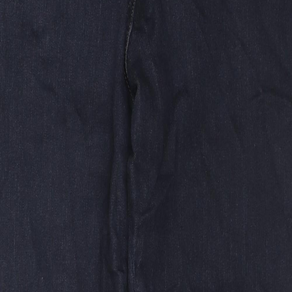 TU Womens Blue Cotton Skinny Jeans Size 20 L30 in Regular Zip