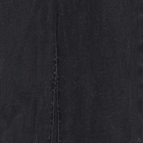 Matalan Womens Black Cotton Skinny Jeans Size 12 L30 in Regular Zip