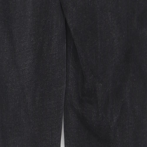 Matalan Womens Black Cotton Skinny Jeans Size 12 L30 in Regular Zip