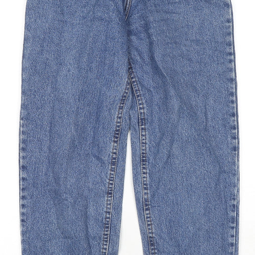 Americano Womens Blue Cotton Straight Jeans Size 24 in L28 in Regular Zip