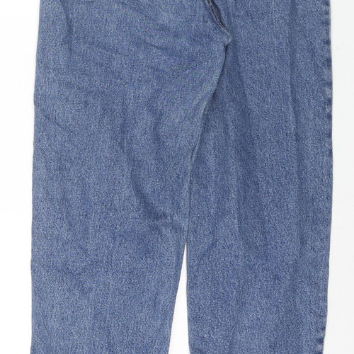 Americano Womens Blue Cotton Straight Jeans Size 24 in L28 in Regular Zip