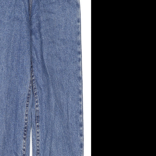 Americano Womens Blue Cotton Straight Jeans Size 24 in L28 in Regular Zip