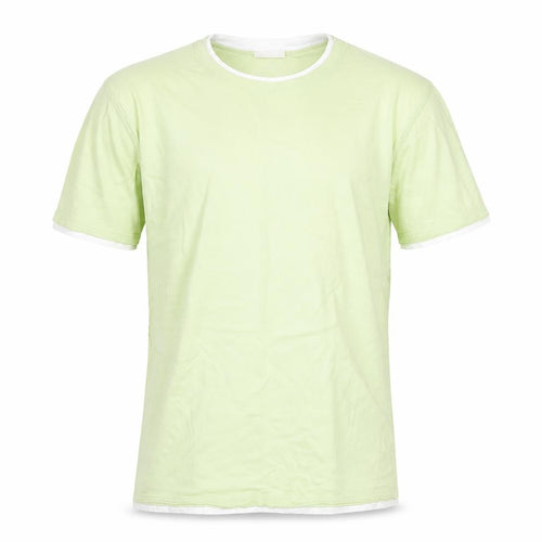 Blue Harbour Mens Green Cotton T-Shirt Size S Round Neck