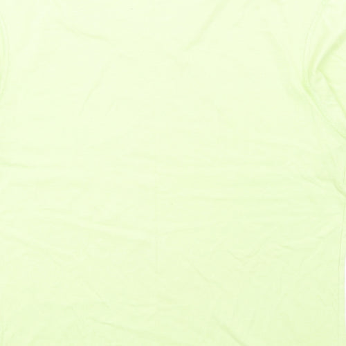 Blue Harbour Mens Green Cotton T-Shirt Size S Round Neck