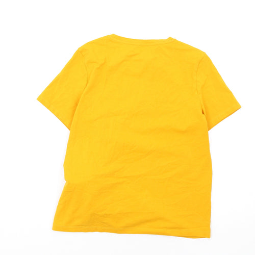Autograph Womens Orange Cotton Camisole T-Shirt Size 8 Round Neck