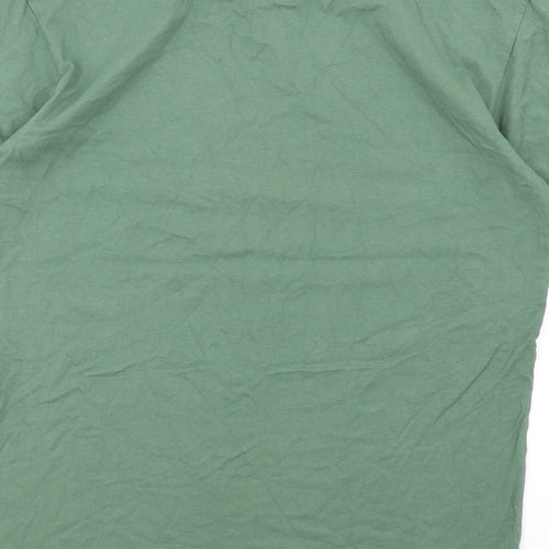 Blakely Mens Green Cotton T-Shirt Size M Round Neck
