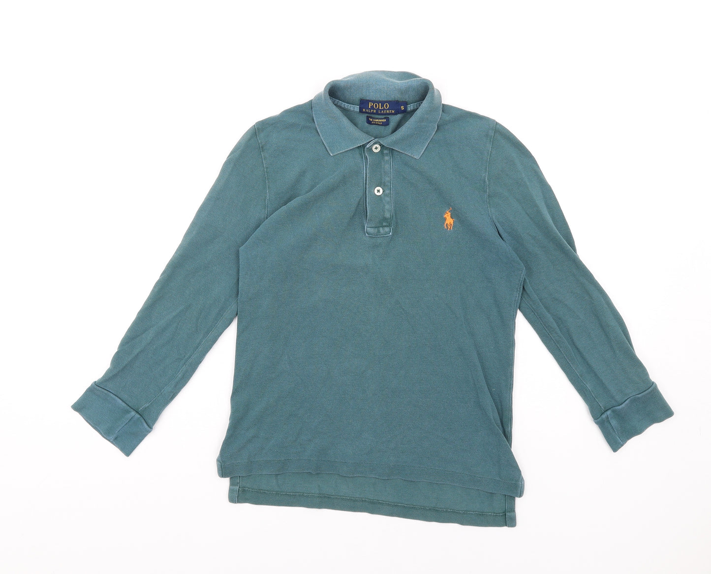 Polo Ralph Lauren Womens Green Cotton Basic Polo Size S Collared - Shrunken Fit