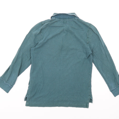 Polo Ralph Lauren Womens Green Cotton Basic Polo Size S Collared - Shrunken Fit