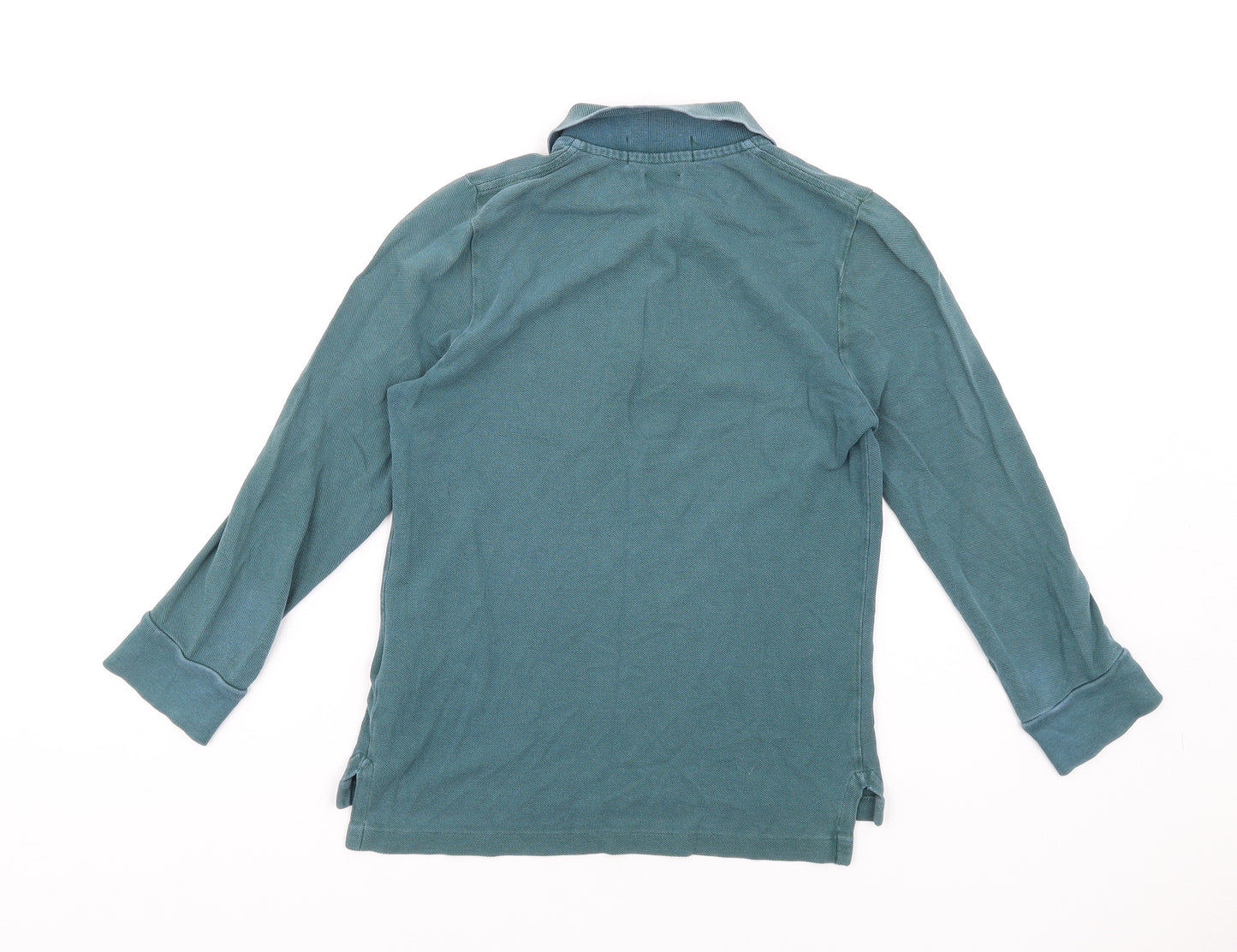 Polo Ralph Lauren Womens Green Cotton Basic Polo Size S Collared - Shrunken Fit