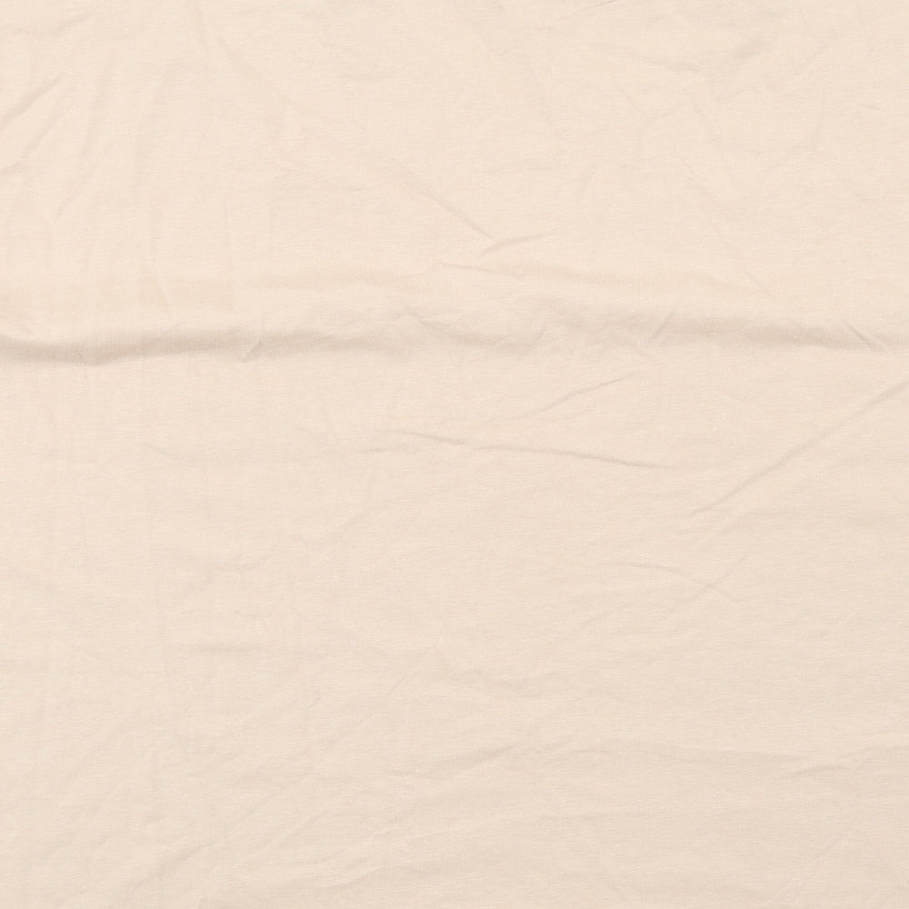 ASOS Mens Beige Cotton T-Shirt Size M Round Neck