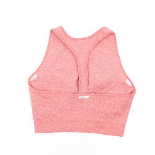 BO+TEE Womens Pink Nylon Basic Tank Size XL Round Neck Pullover