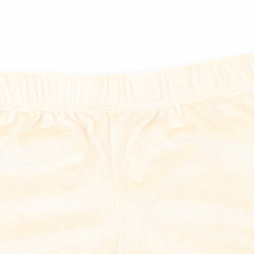 Brave Soul Womens Ivory Polyester Basic Shorts Size S Regular Pull On