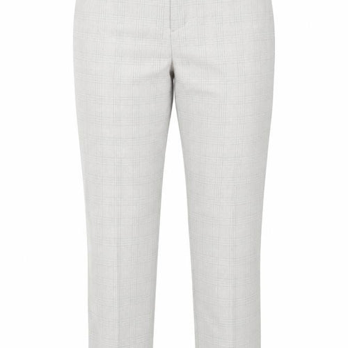 Uniqlo Womens Beige Plaid Polyester Dress Pants Trousers Size 30 in L30 in Regular Zip