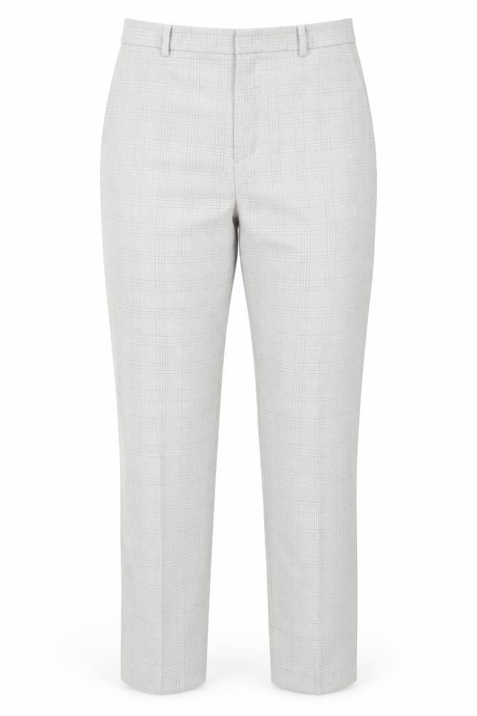Uniqlo Womens Beige Plaid Polyester Dress Pants Trousers Size 30 in L30 in Regular Zip