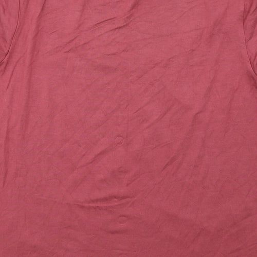 Autograph Womens Red Modal Basic T-Shirt Size 20 Scoop Neck