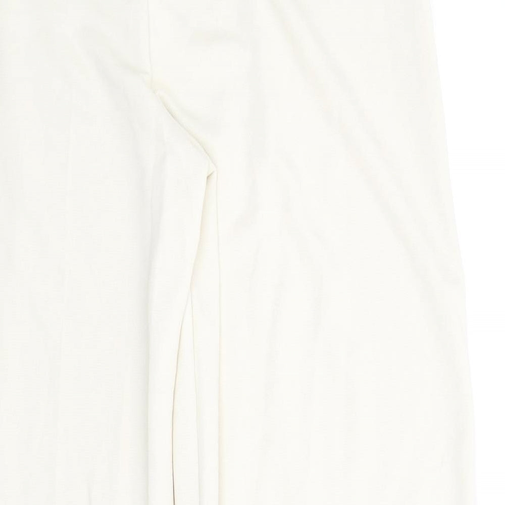 Marks and Spencer Womens Ivory Polyethylene Trousers Size 20 L30 in Regular