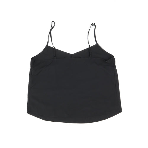Marks and Spencer Womens Black Polyester Camisole Tank Size 12 V-Neck