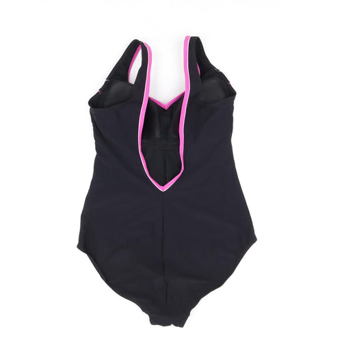 Debenhams Womens Black Polyamide One Piece Size 18