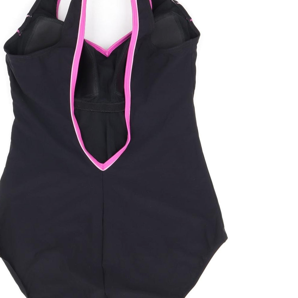 Debenhams Womens Black Polyamide One Piece Size 18