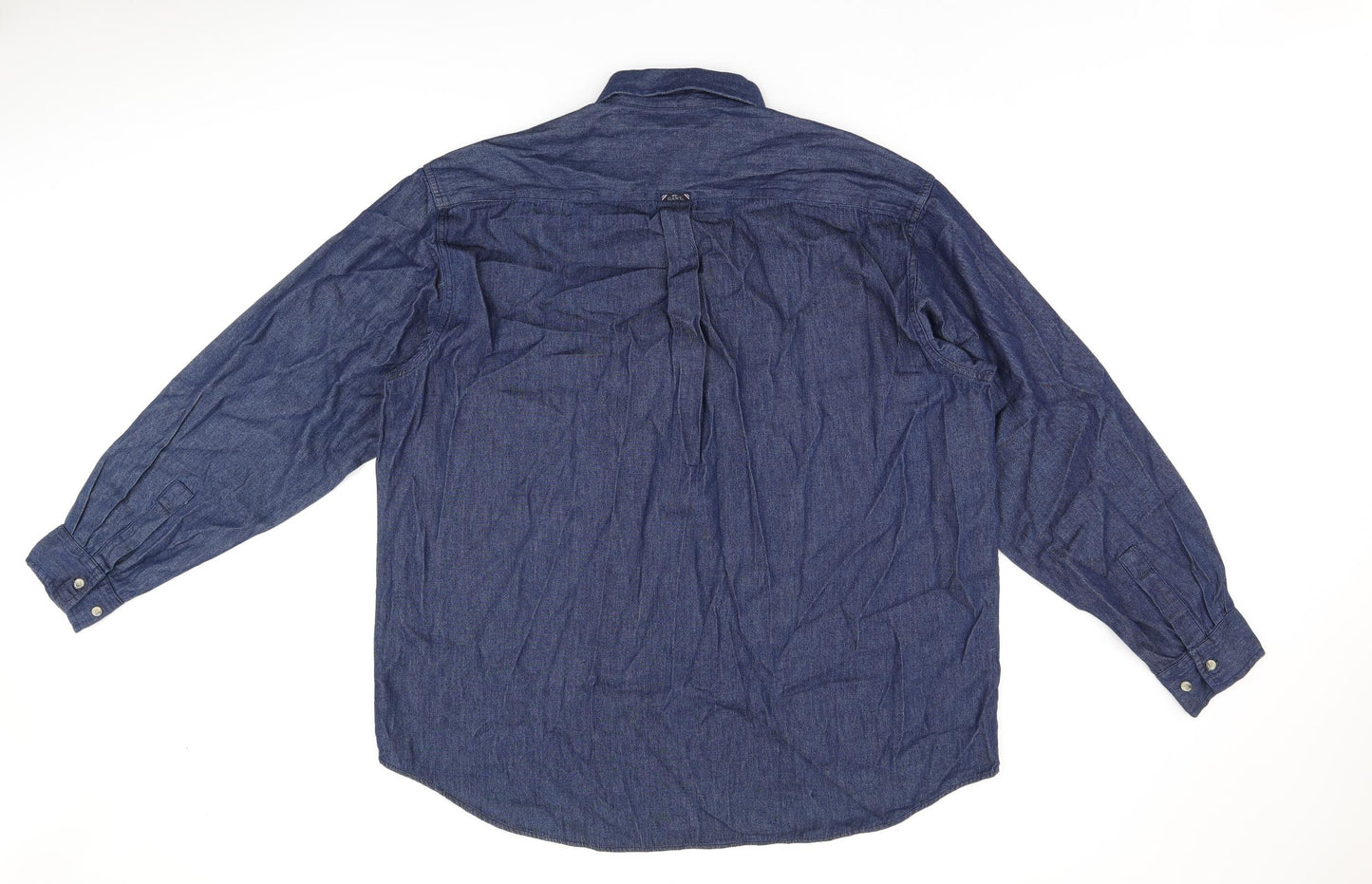 GANT Mens Blue Cotton Button-Up Size XL Collared Button