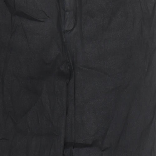 Monsoon Womens Black Cotton Straight Jeans Size 22 L29 in Regular Zip