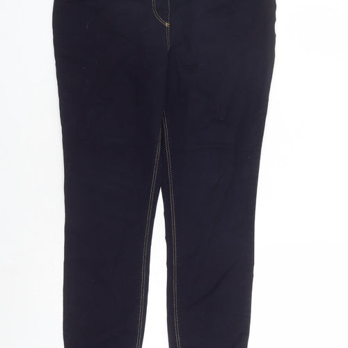 George Girls Blue Cotton Jegging Jeans Size 12-13 Years L25 in Regular - Stretch