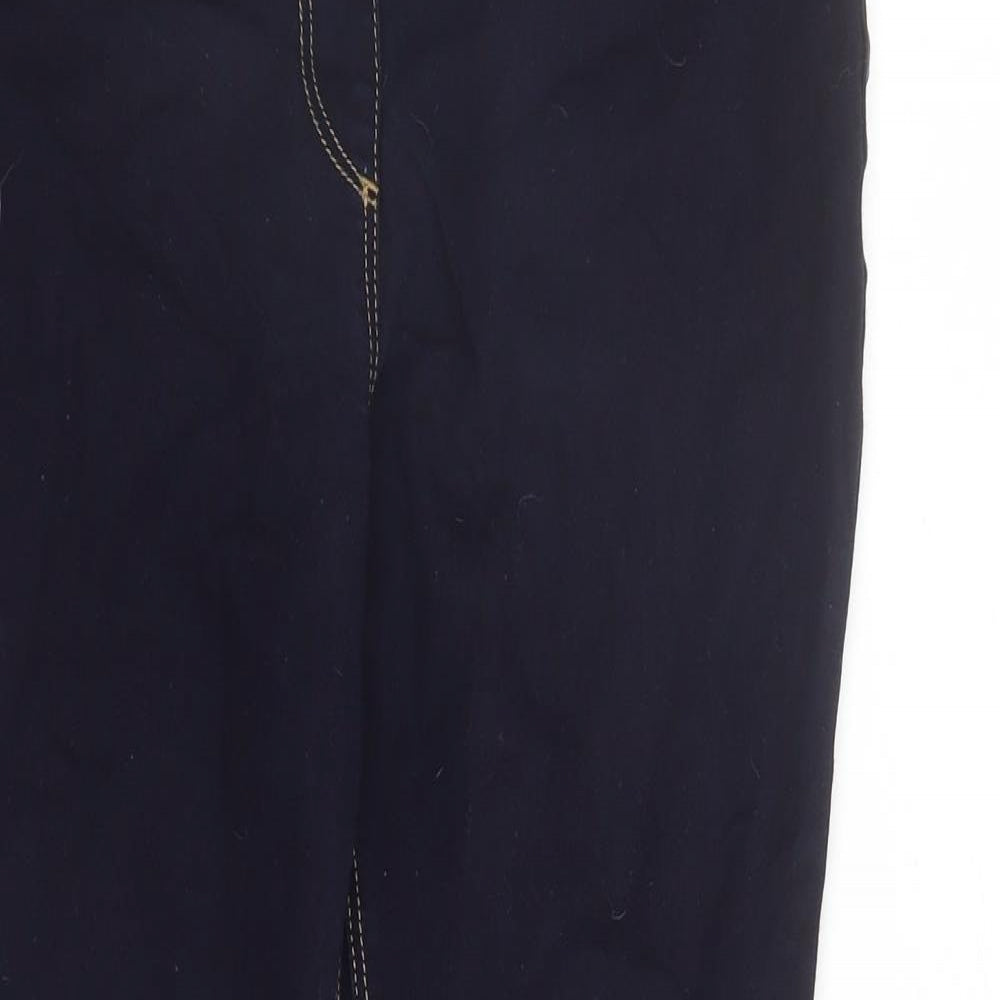 George Girls Blue Cotton Jegging Jeans Size 12-13 Years L25 in Regular - Stretch