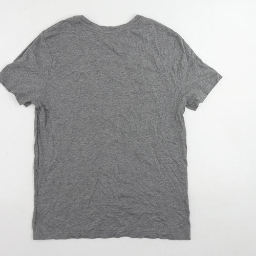 Star Wars Mens Grey Cotton T-Shirt Size S Crew Neck