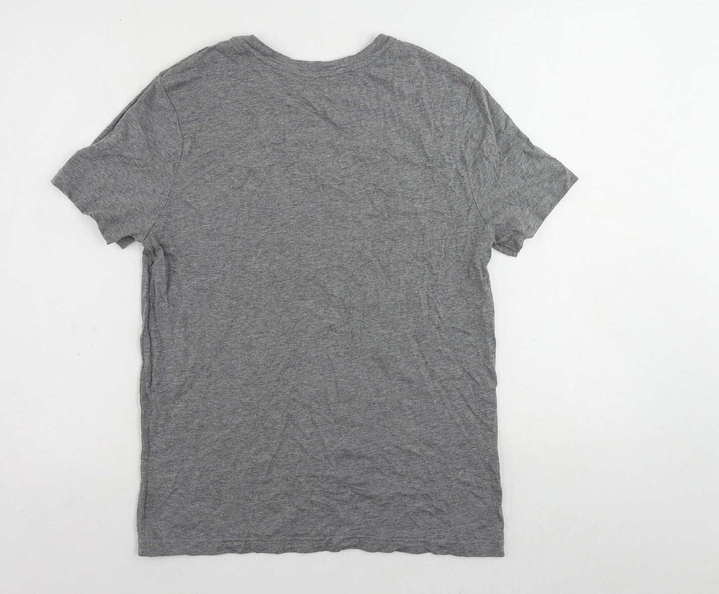 Star Wars Mens Grey Cotton T-Shirt Size S Crew Neck