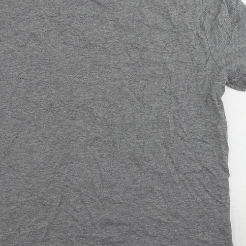 Star Wars Mens Grey Cotton T-Shirt Size S Crew Neck