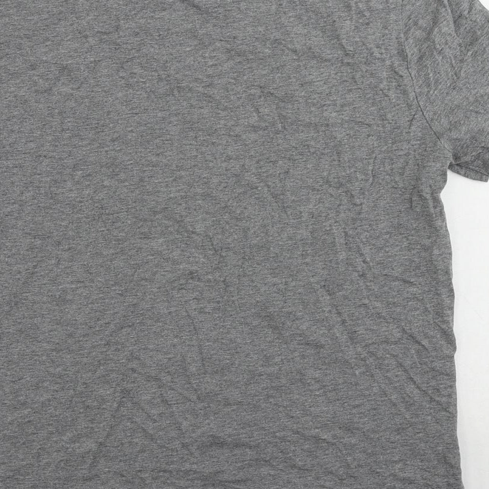 Star Wars Mens Grey Cotton T-Shirt Size S Crew Neck